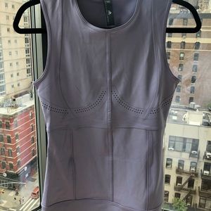 Stella McCartney x Adidas lavender workout top